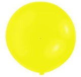 80 cm keltainen jättikumipallo