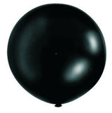 80 cm musta jättikumipallo