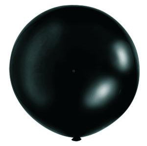 120 cm musta jättikumipallo