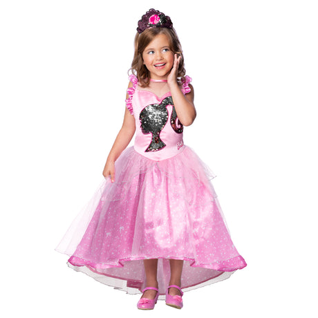 Barbie prinsessa lastenasu 98-104 cm