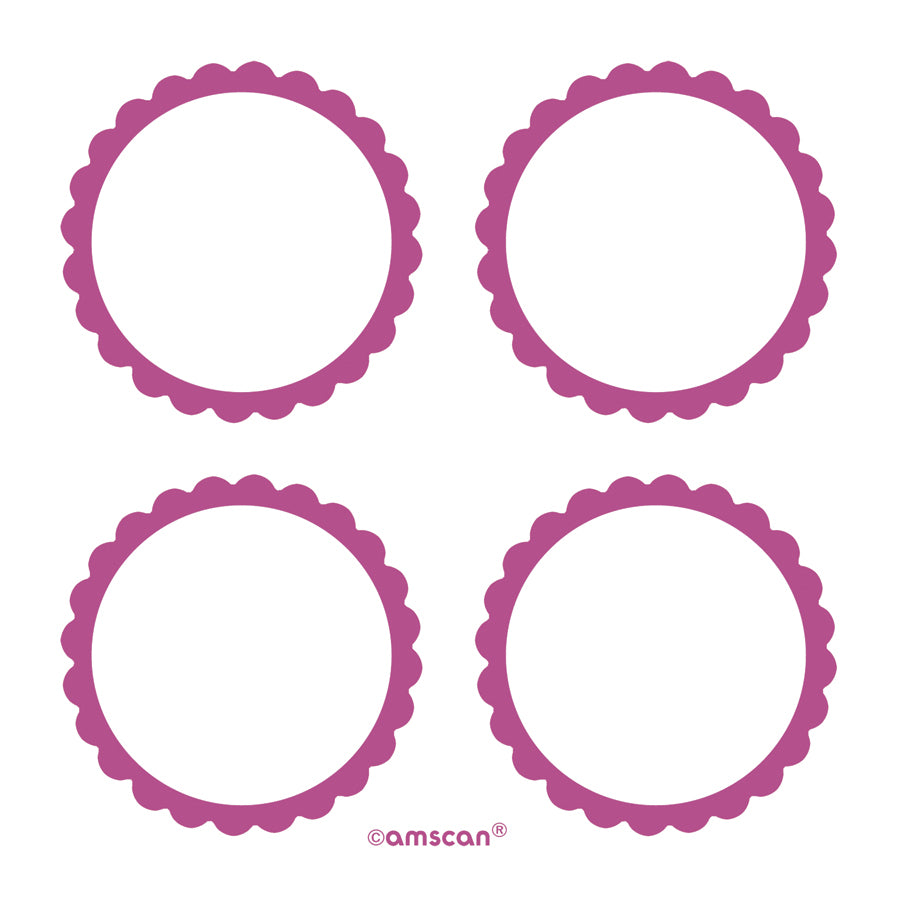 Tarraetiketit pinkki 20 kpl/pkt