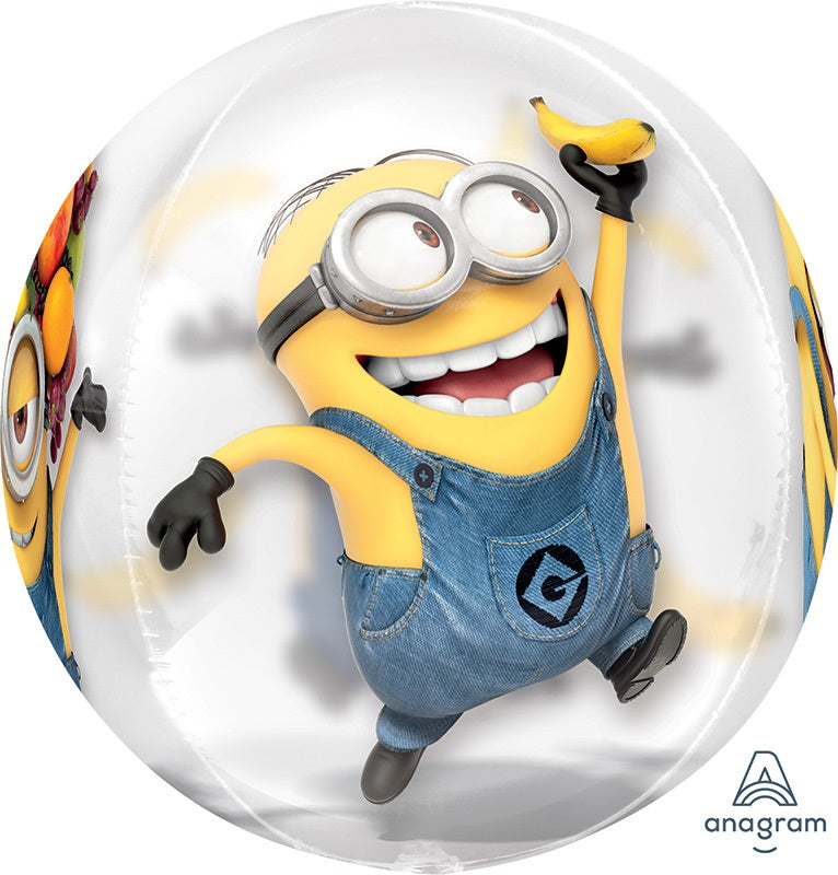 Minion kätyrit pallokas 3D muotofoliopallo