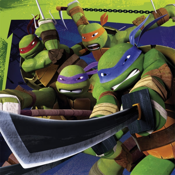 Turtles suuri lautasliina 20 kpl/pkt