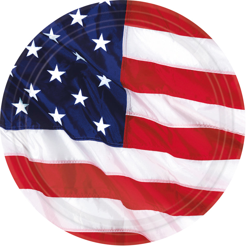 Flying colours USA suuri pahvilautanen 8 kpl/pkt