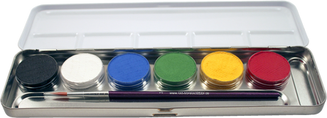 Kasvoväripaletti 6 x 3,5 ml