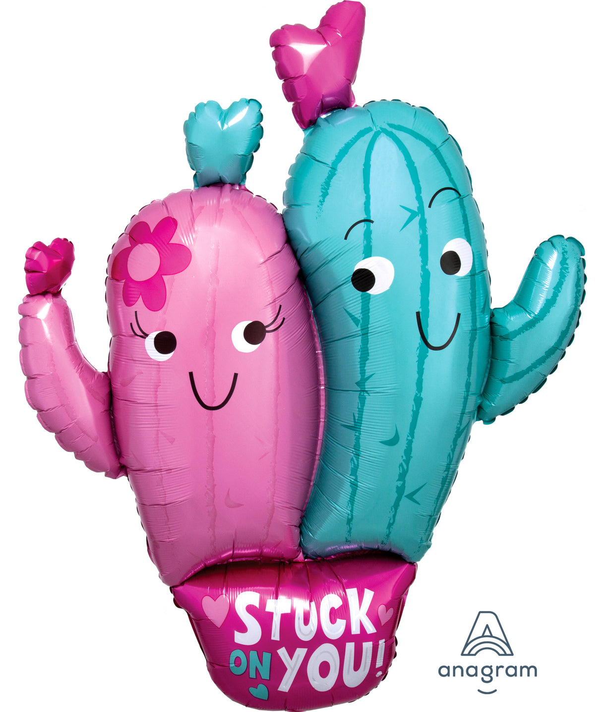 Stuck on you kaktus muotofoliopallo