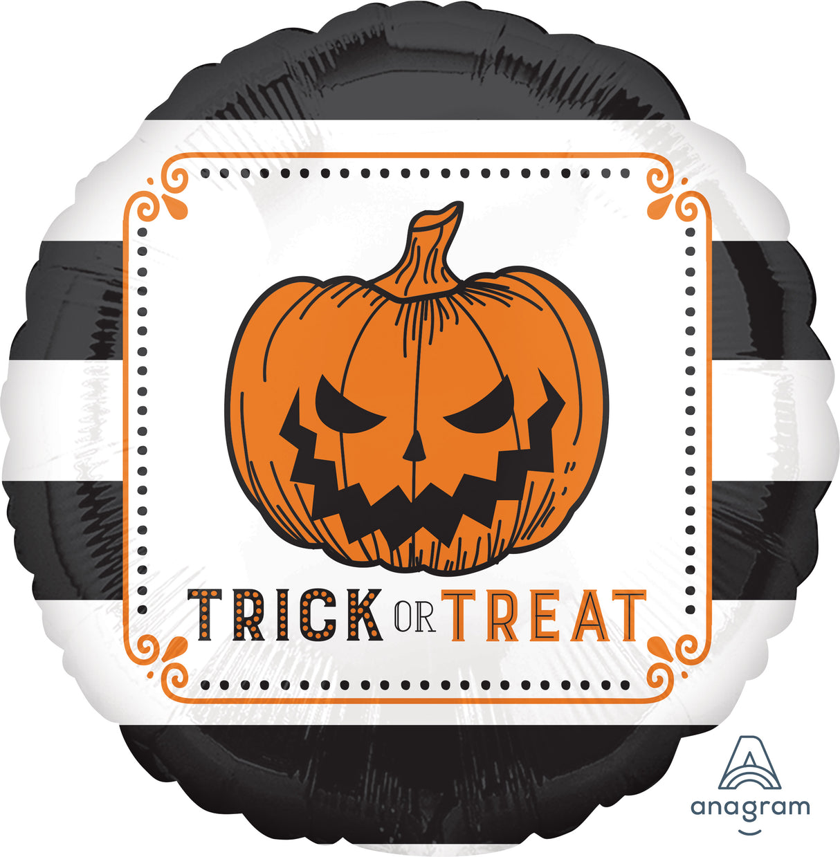 Trick or treat kurpitsa foliopallo