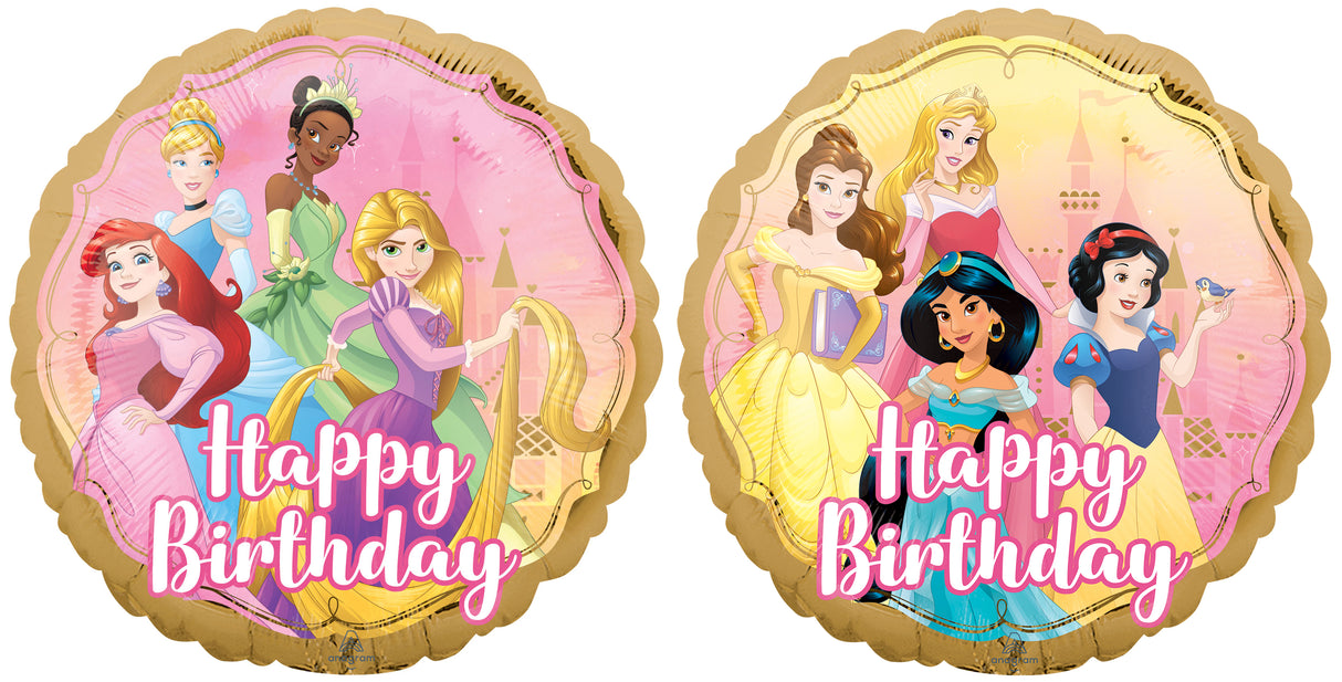 Prinsessa Happy Birthday foliopallo