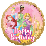 Prinsessa Happy Birthday foliopallo