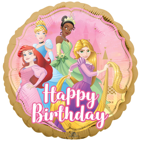 Prinsessa Happy Birthday foliopallo