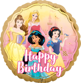 Prinsessa Happy Birthday foliopallo