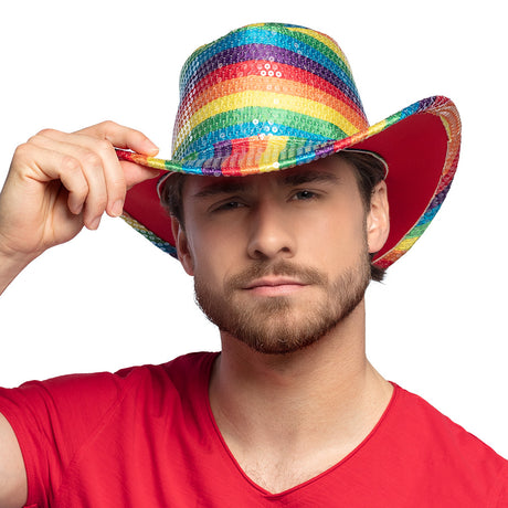 Cowboy hattu sateenkaari