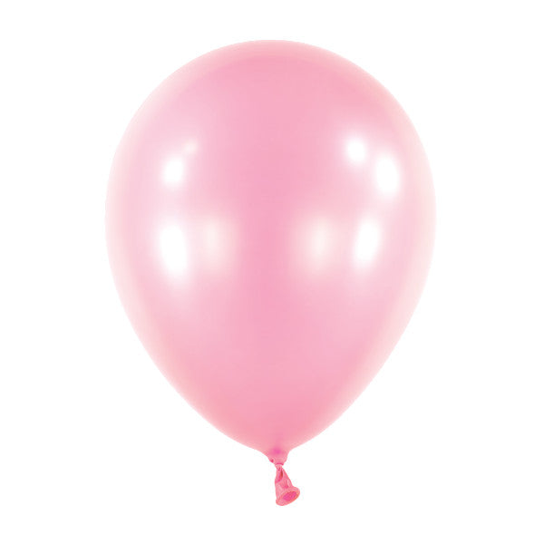 Ilmapallo metallinhohto pinkki 28 cm 50 kpl/pss