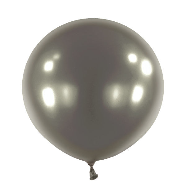 Ilmapallo metallinhohto musta 60 cm 4 kpl/pss