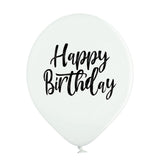 Ilmapallo 30 cm Happy Birthday 6 kpl/pkt