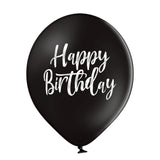 Ilmapallo 30 cm Happy Birthday 6 kpl/pkt