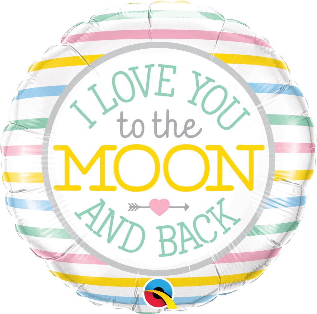 Rakastan sinua: I Love you to the moon foliopallo