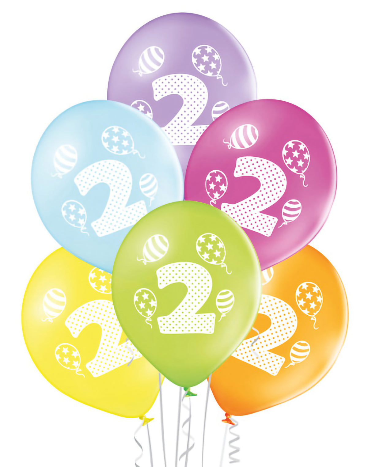 Ekoilmapallo 2 vuotta 6 kpl/pkt