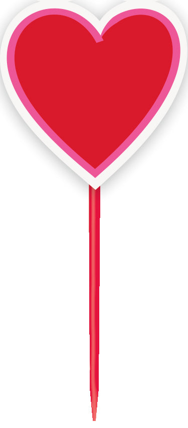 Muffinssivuoat ja koristetikut sydämet 24 kpl