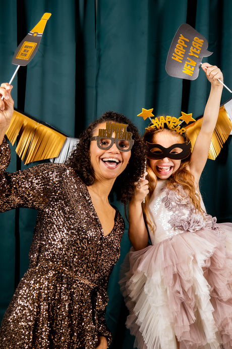 Photo Booth Happy New Year 12 kpl/pkt