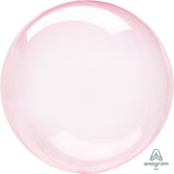 Kristallikuplapallo vaaleanpunainen 45 cm erikois