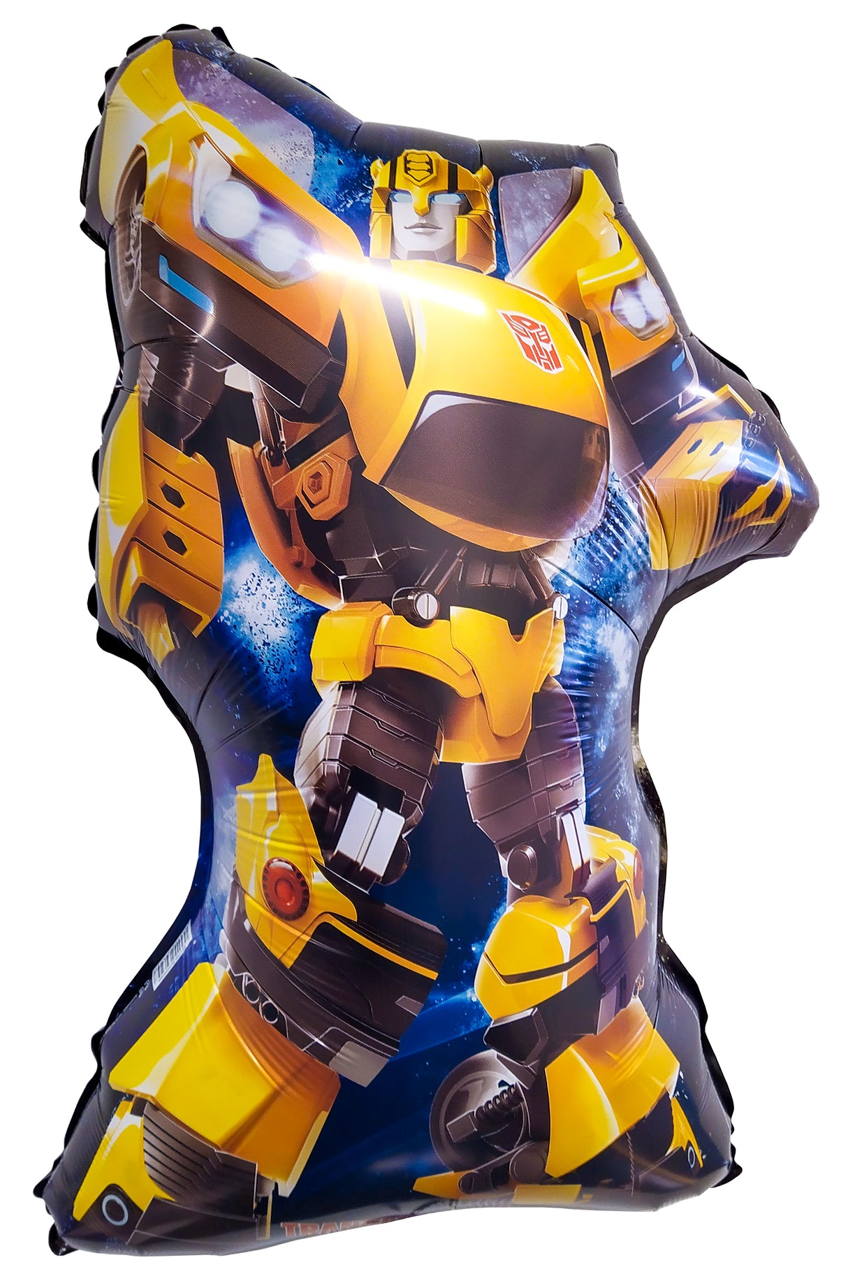 Transformers Bumblebee muotofoliopallo (pakattu 5 kpl/pss)