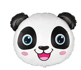 Panda muotofoliopallo (pakattu 5 kpl/pss)