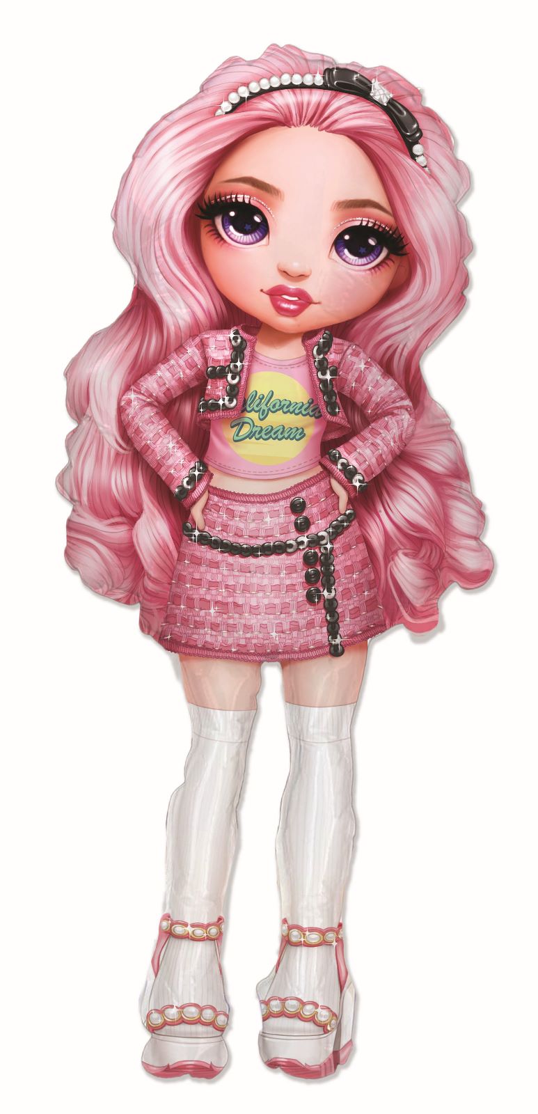 Rainbow High Bella Parker muotofoliopallo (pakattu 5 kpl/pss)