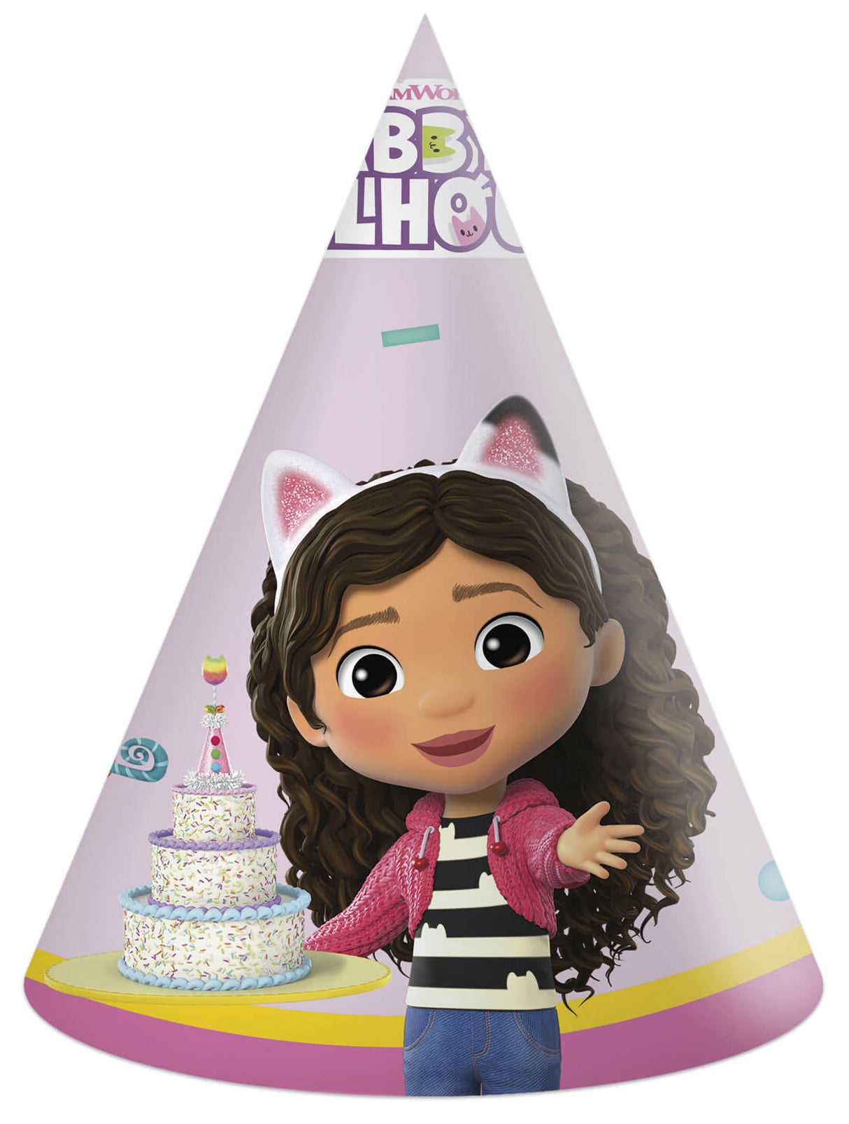 Gabby's Dollhouse pahvihattu 6 kpl/pkt