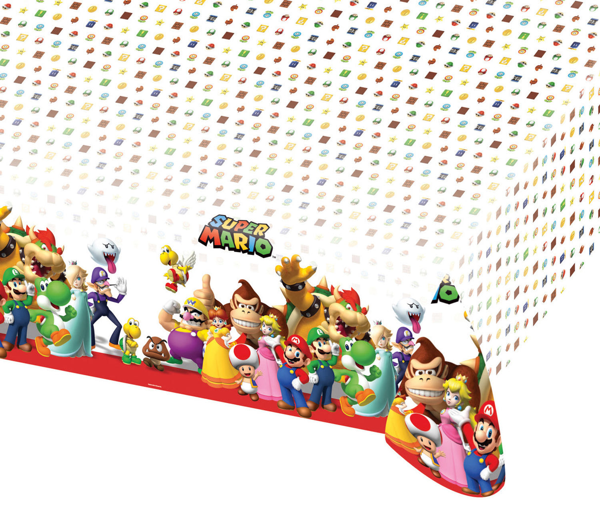 Super Mario pöytäliina 1,2 x 1,8 m