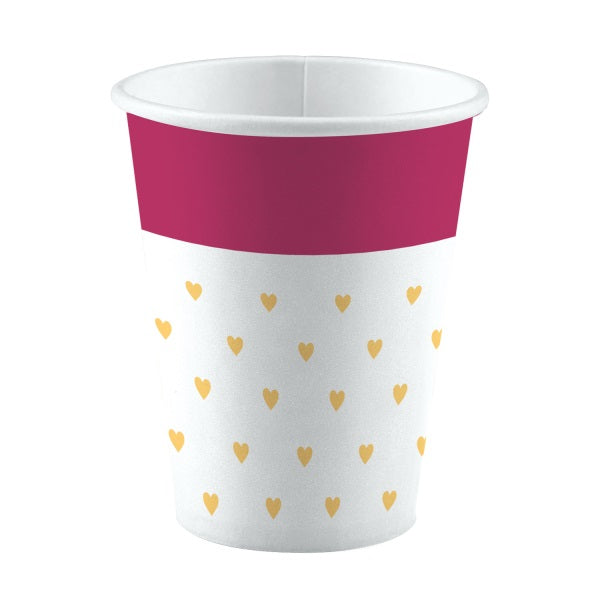 Muki sydämet 250 ml 8 kpl/pkt