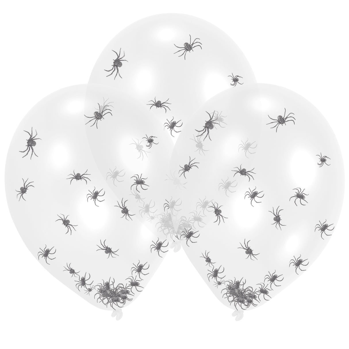 Hämähäkki ilmapallo 27 cm läpikuultava 6 kpl/pss