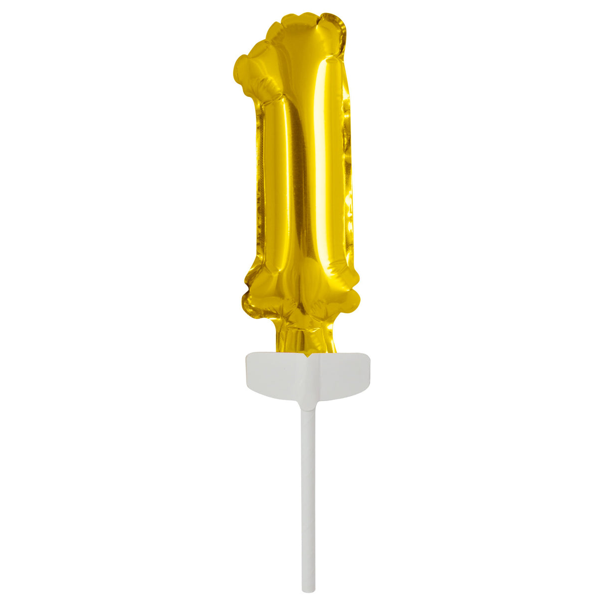 Kakunkoriste numerofoliopallo 1 kullanvärinen 11 x 7 cm