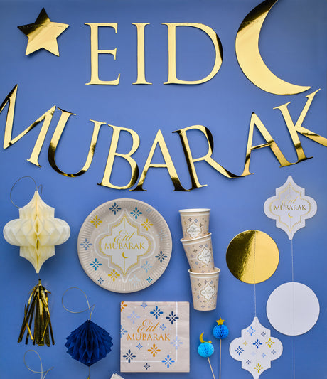 Eid Mubarak kirjainnauha 220 x 15 cm
