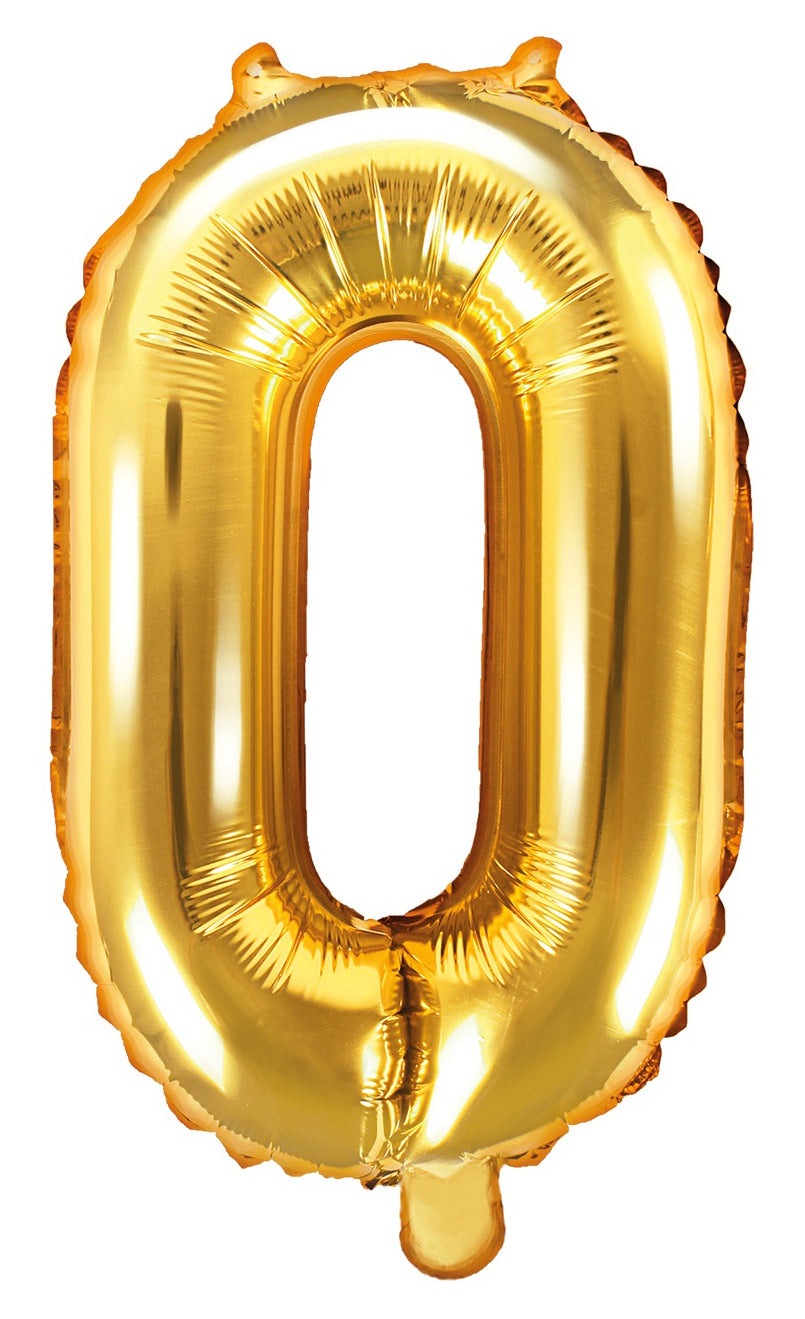 Numerofolio 0 kullanvärinen ilmatäytteinen 35 cm
