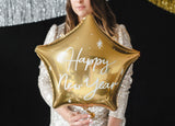 Happy New Year tähti foliopallo