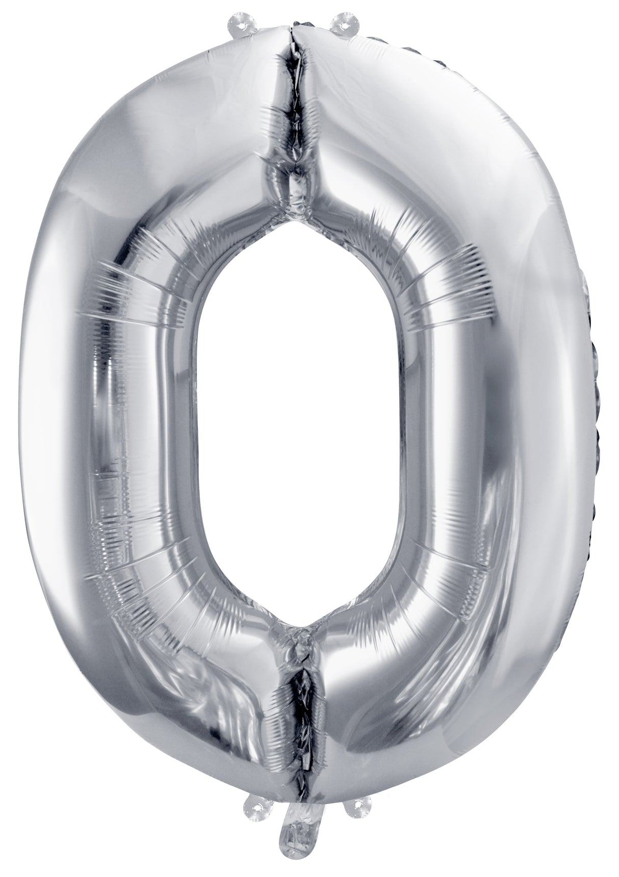 Numerofolio 0 hopeanvärinen 86 cm