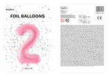 Numerofolio 2 pinkki 86 cm