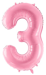 Numerofolio 3 pinkki 86 cm