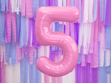 Numerofolio 5 pinkki 86 cm