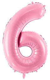Numerofolio 6 pinkki 86 cm