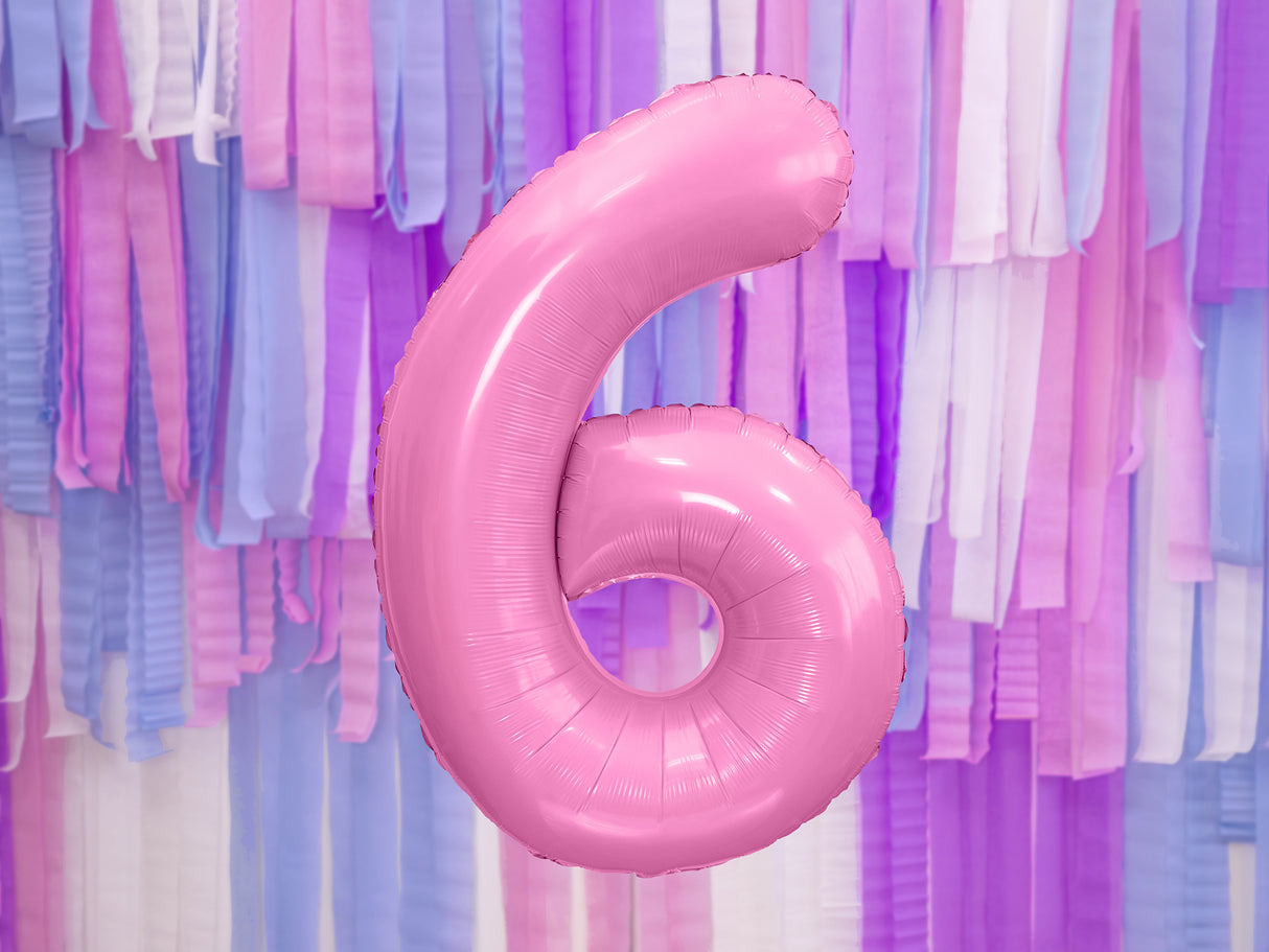 Numerofolio 6 pinkki 86 cm