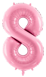 Numerofolio 8 pinkki 86 cm