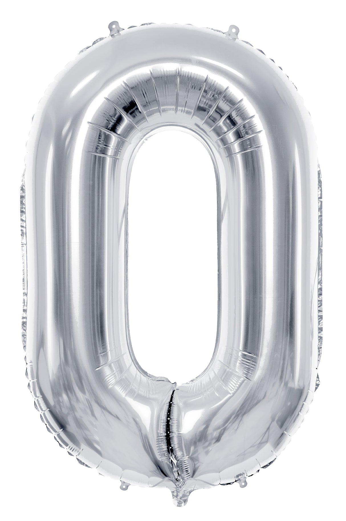Numerofolio 0 hopeanvärinen 72 cm