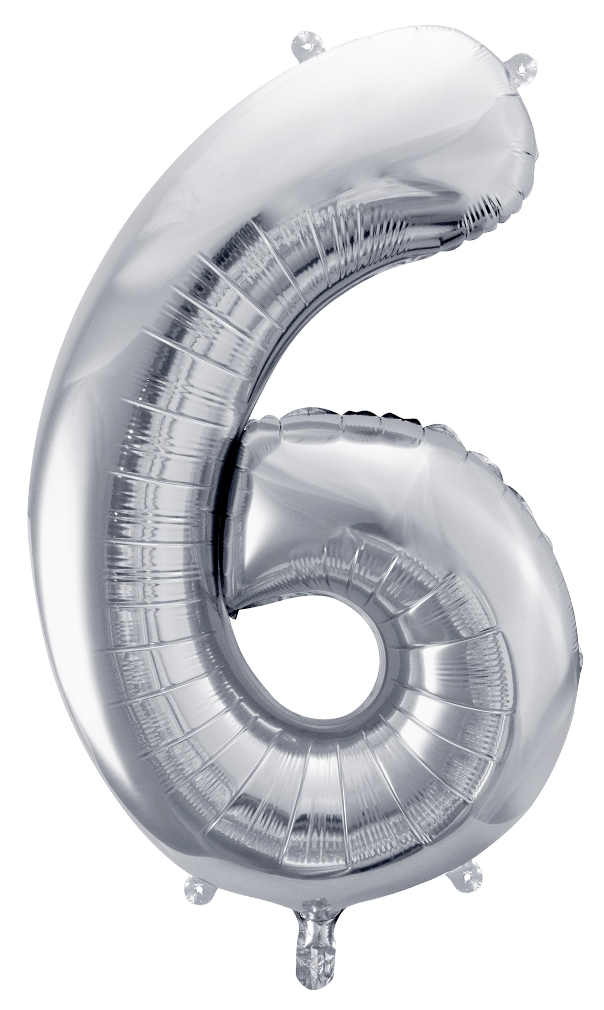 Numerofolio 6 hopeanvärinen 72 cm