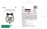 Happy 40 pienmuotofolio