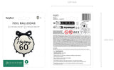 Happy 60 pienmuotofolio