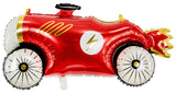 Punainen auto muotofoliopallo