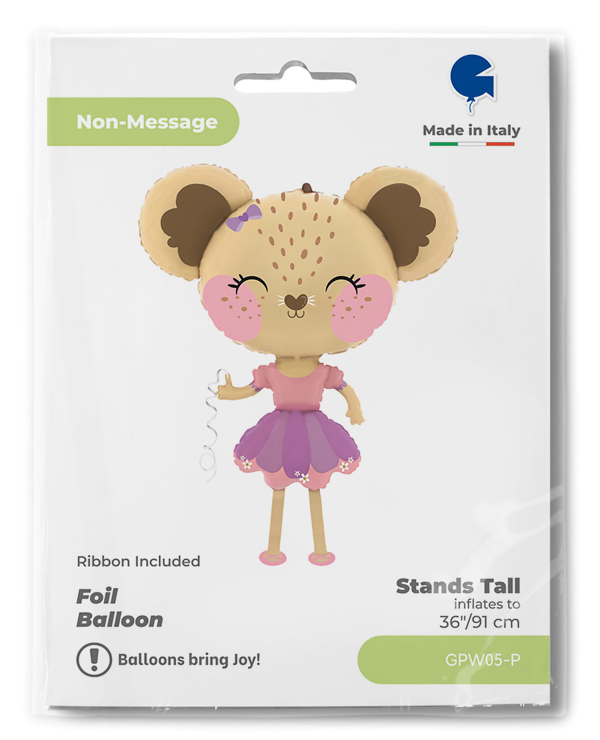 Hiirulainen kävelevä foliopallo