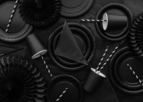 Pahvimuki musta, 250 ml 6 kpl/pkt